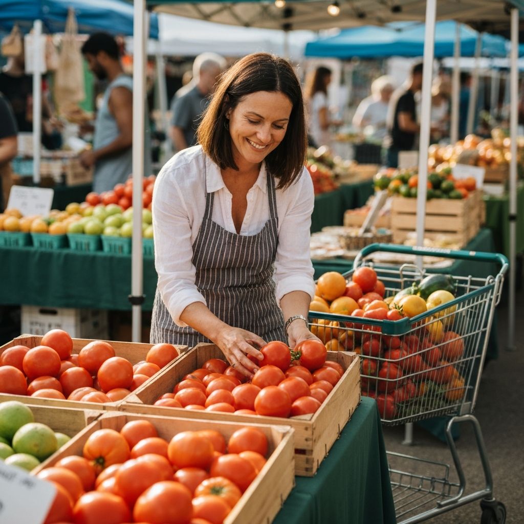 Shopping for food items